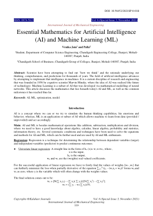 人工智能 (AI) 和机器学习的基本数学...